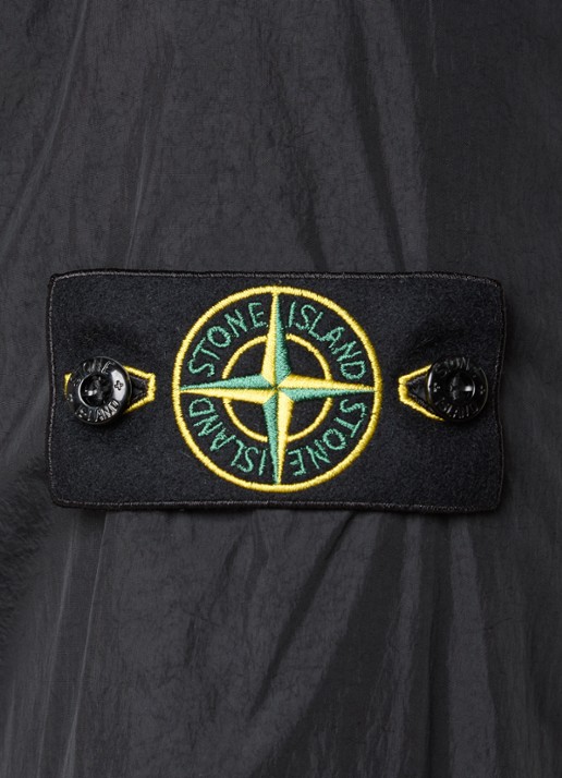 Stone Island S0A23 jack met logo en steekzakken - detail 3 zwart