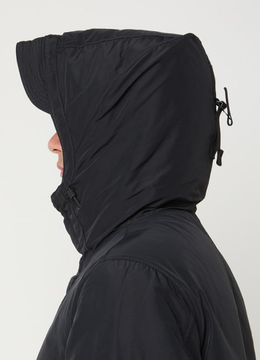 Stone Island S0A26 gewatteerde parka met capuchon en steekzakken - detail 6 zwart
