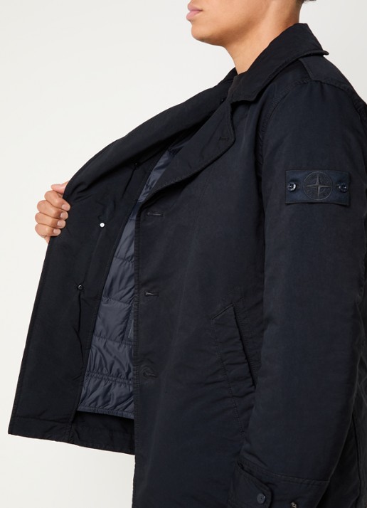 Stone Island S0F27 jack met steekzakken - detail 2 zwart