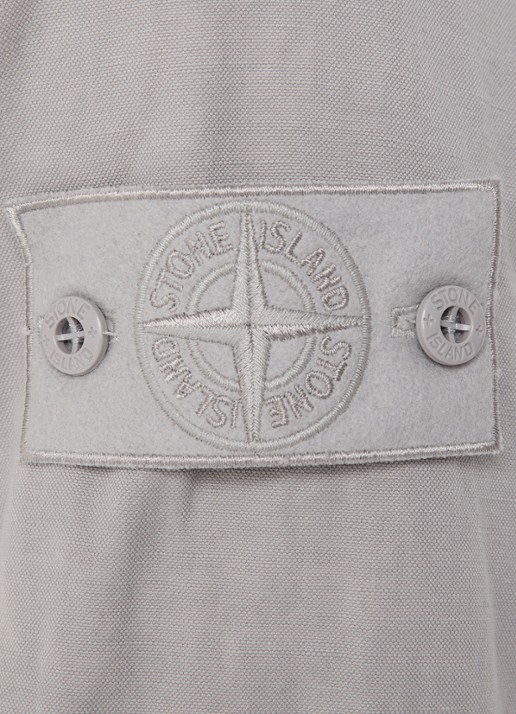 Stone Island S0F36 overshirt met borstzakken en logo - detail 3 grijs