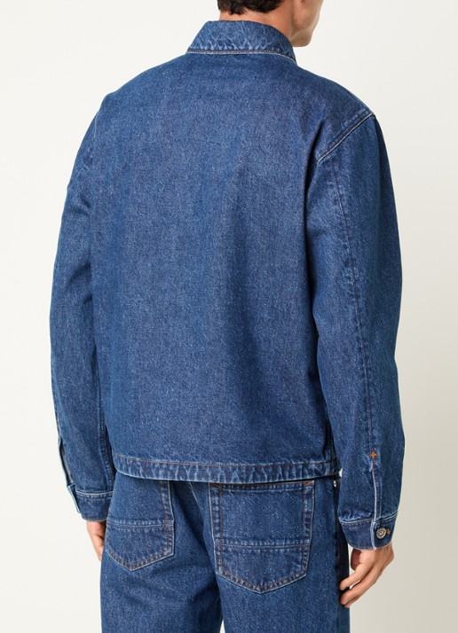 Stone Island S0J34 spijkerjas met logo - achterkant 6 indigo