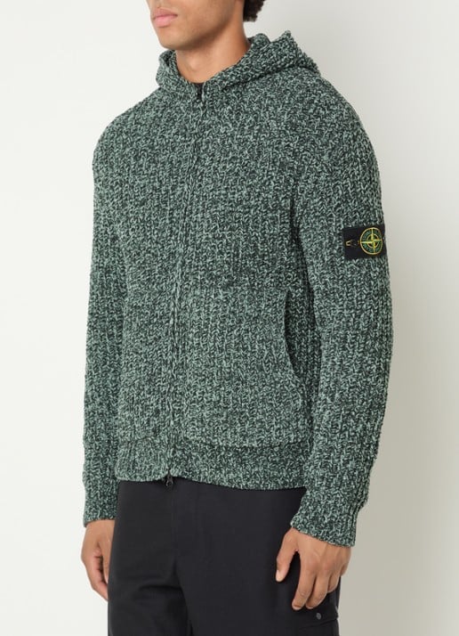 Stone Island S0N16 hoodie van badstof