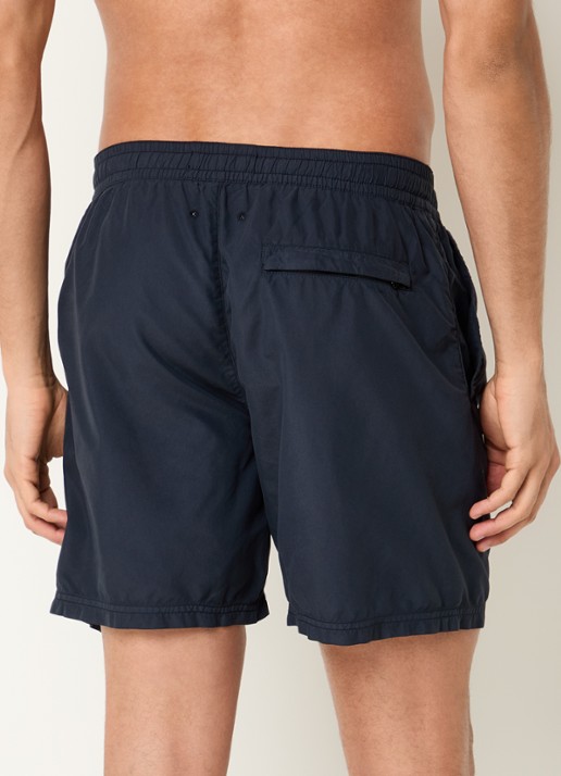 Stone Island Zwemshorts met logo en steekzakken - achterkant donkerblauw