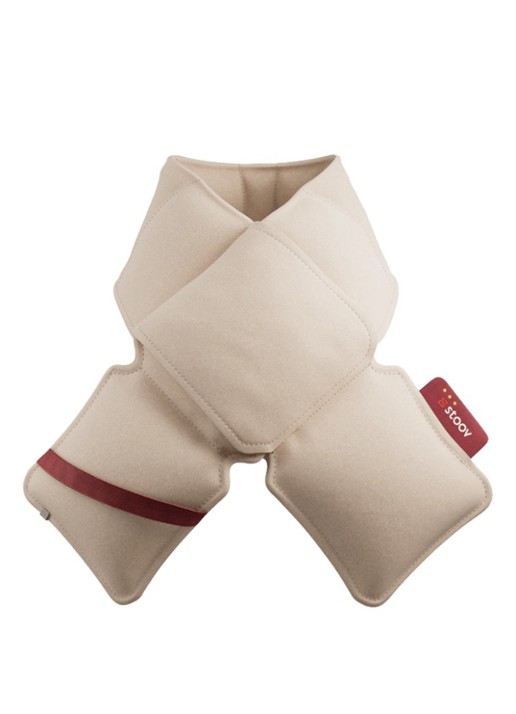 Stoov Kokoon³ sjaal 20 x 140 cm - voorkant 5 beige