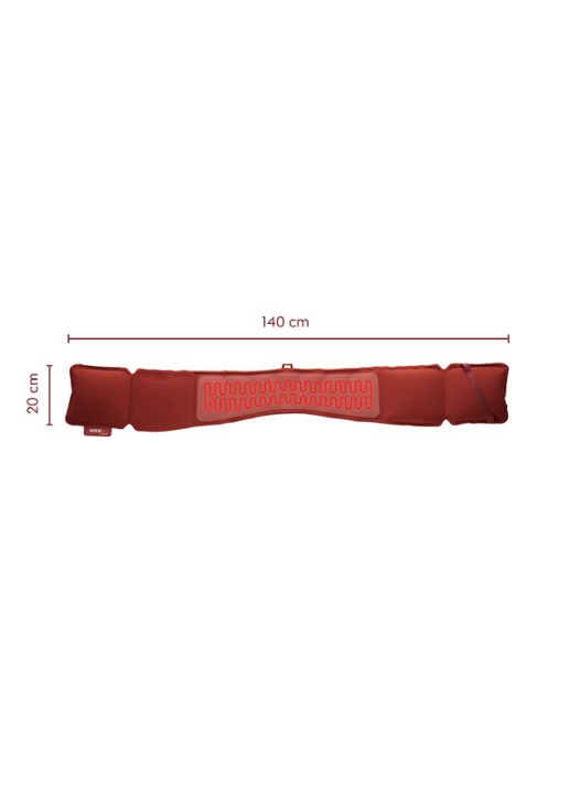 Stoov Kokoon³ sjaal 20 x 140 cm - detail rood