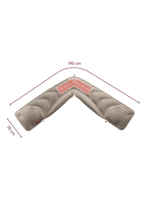 Stoov Kokoon³ XL sjaal 35 x 190 cm - detail beige
