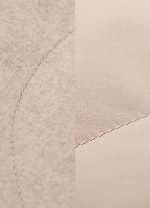 Stoov Kokoon³ XL sjaal 35 x 190 cm - detail 2 beige