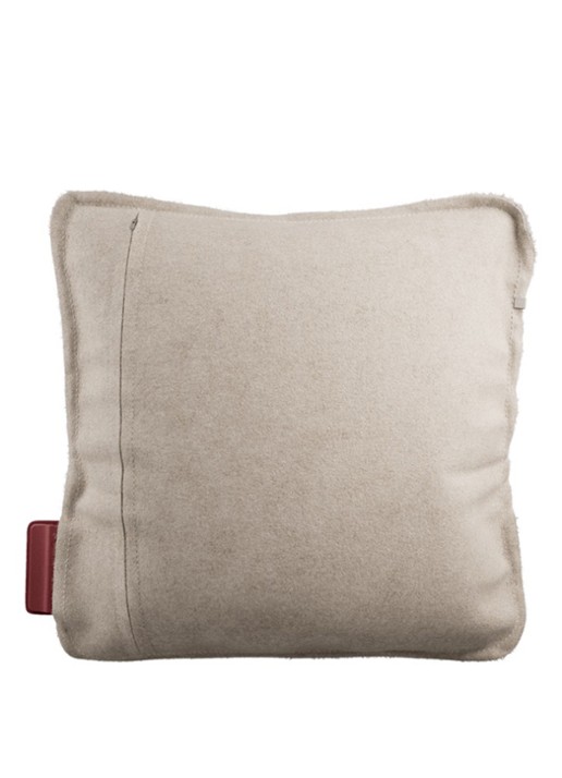 Stoov Ploov³ warmtekussen 45 x 45 cm - achterkant 4 gebroken wit
