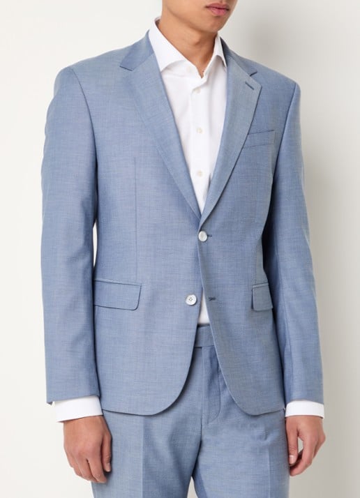 Strellson Aidan slim fit colbert met klepzakken