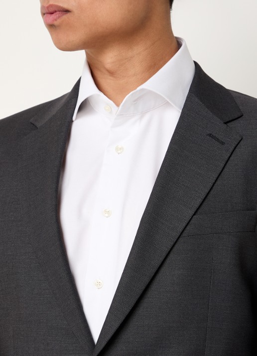 Strellson Aidan slim fit colbert  - detail 7 antraciet