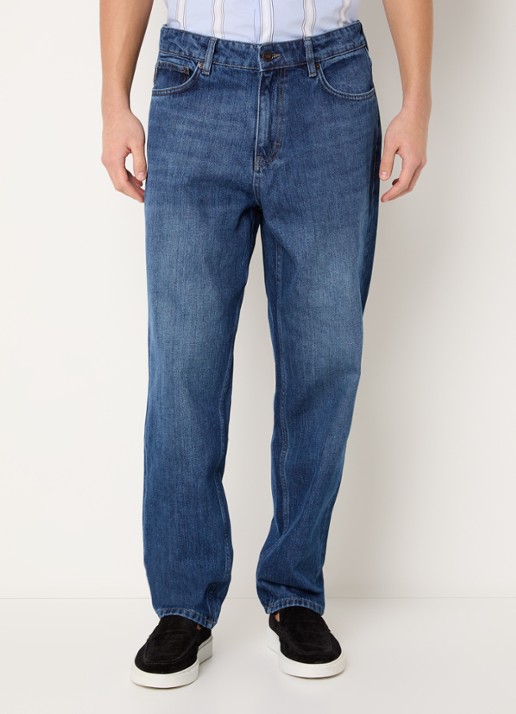 Strellson Loose fit jeans met donkere wassing