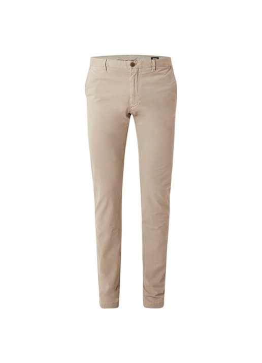 Strellson Rypton regular fit chino met stretch - voorkant 4 beige