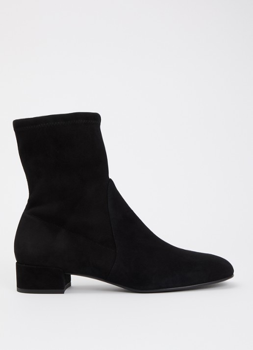 Stuart Weitzman Bacari enkellaarsje van suède