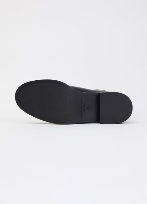 Stuart Weitzman Celia laars van leer - detail 4 zwart