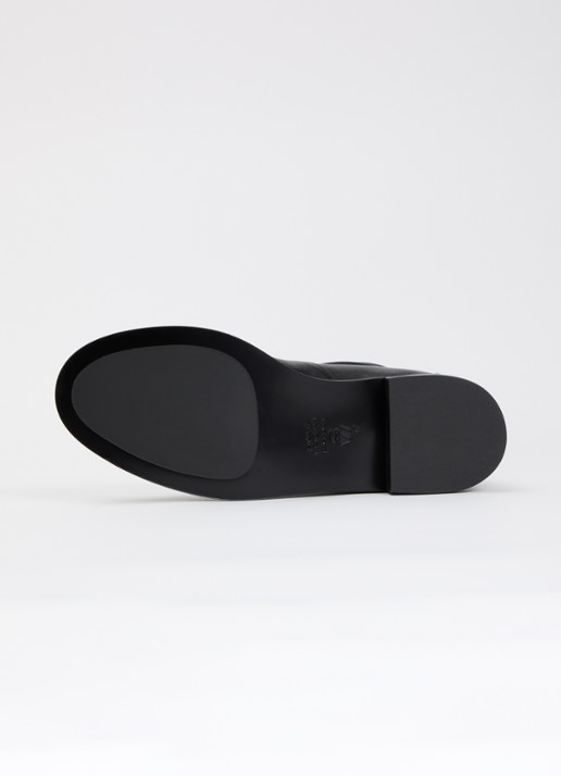 Stuart Weitzman Giseleland overknee laars van leer - detail 4 zwart