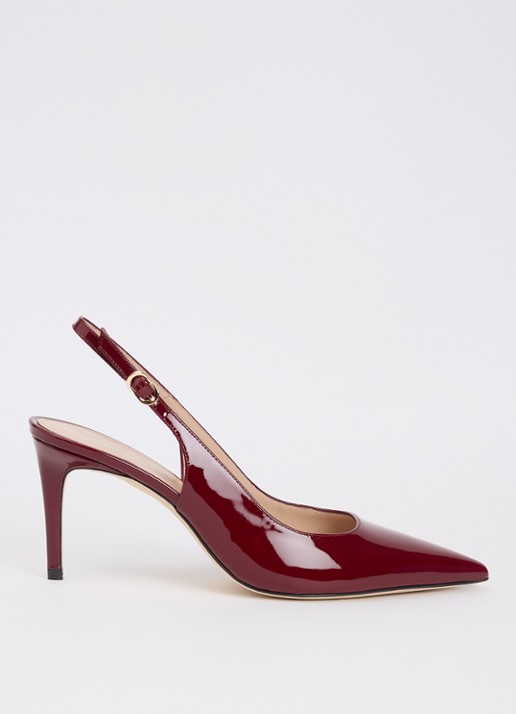Stuart Weitzman Stuart Power 75 slingback van lakleer