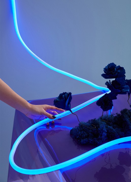 Studio About Flex Tube ledverlichting 5 meter - detail 2 blauw