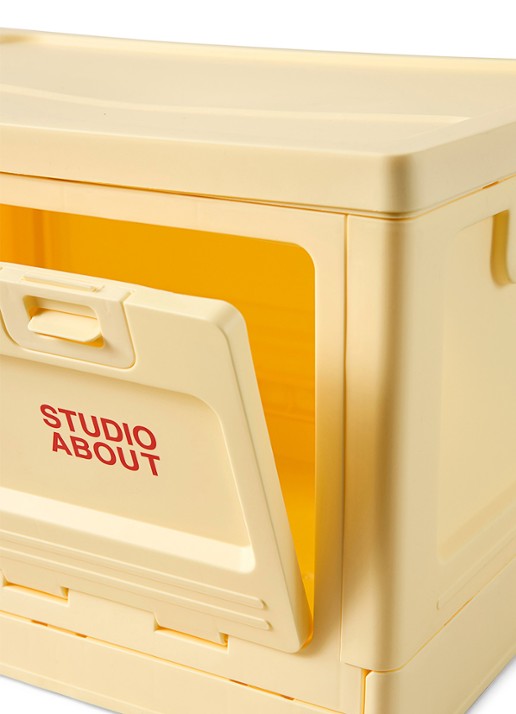 Studio About Medium opbergbox 29 x 40 cm - achterkant 9 lichtgeel