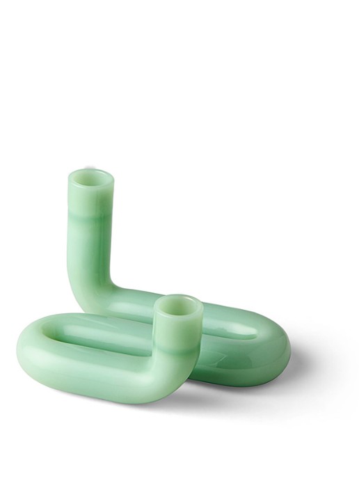 Studio About Wave kandelaar 10 cm - voorkant 8 gebroken wit