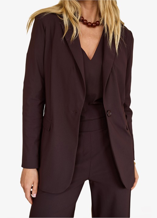 Studio Anneloes Blazer met klepzakken - detail 4 bruin