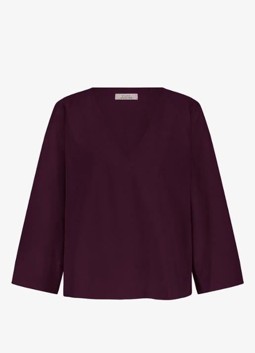 Studio Anneloes Cilou top - voorkant 4 mosgroen