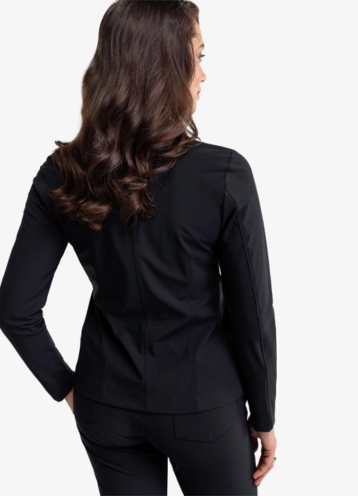 Studio Anneloes Clean blazer met klepzakken - achterkant 3 zwart