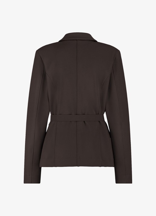 Studio Anneloes Elin blazer met strikceintuur - achterkant 5 rood