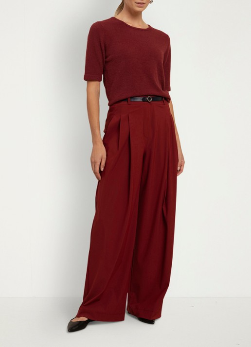 Studio Anneloes Felica pullover - voorkant 3 bordeauxrood