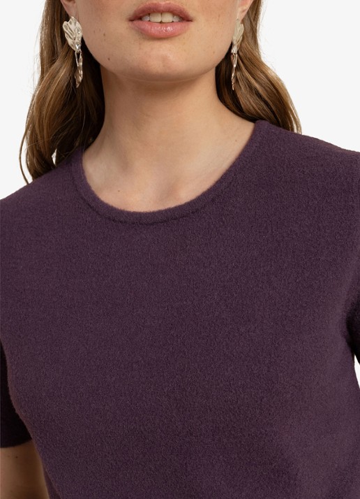 Studio Anneloes Felica pullover - detail 2 paars