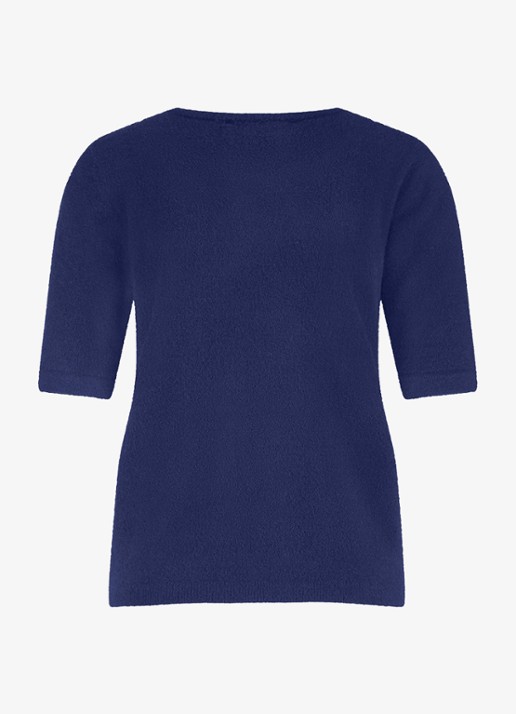 Studio Anneloes Felica top met ronde hals - achterkant 5 donkerblauw