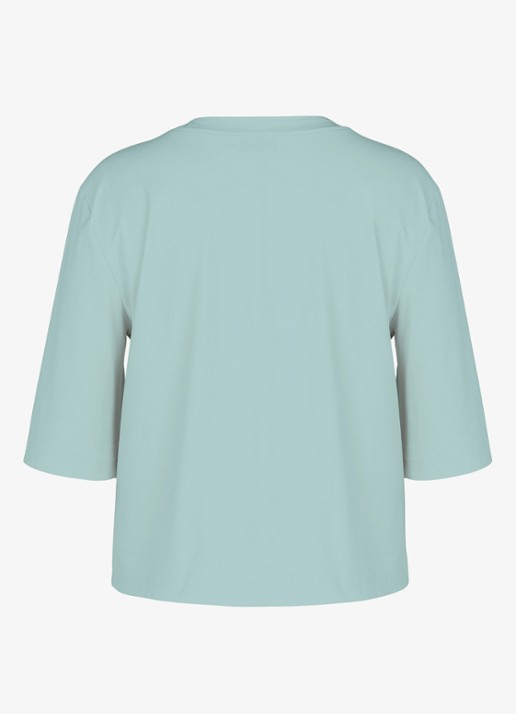 Studio Anneloes Fione T-shirt met halflange mouw - detail groen