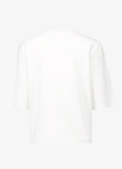 Studio Anneloes Fiore T-shirt met stretch - detail 2 wit