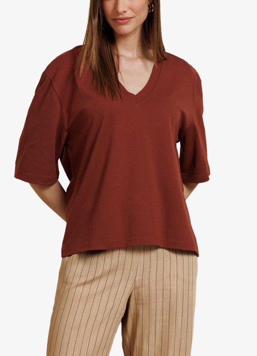 Studio Anneloes Fiore T-shirt met V-hals