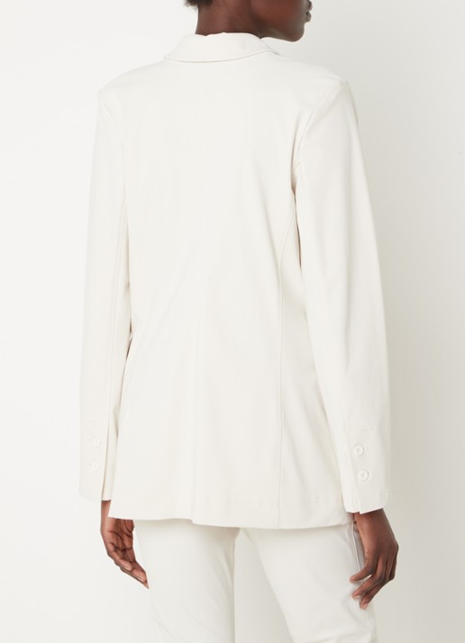 Studio Anneloes Fran blazer van travelstof - achterkant creme