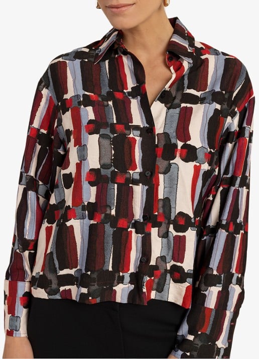 Studio Anneloes Gabby blouse met grafische print