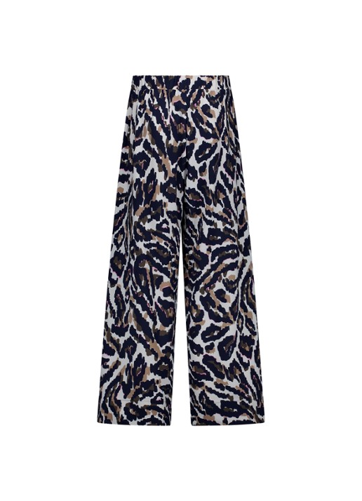 Studio Anneloes Grace broek met panterprint - detail donkerbruin
