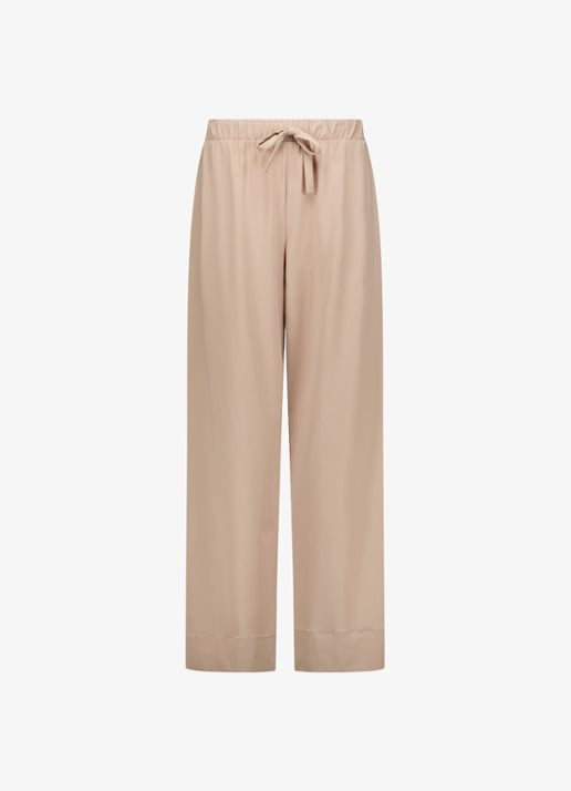 Studio Anneloes Grace high waist wide fit broek met trekkoord