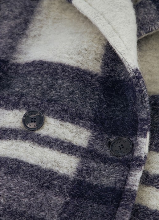 Studio Anneloes Jack in wolblend met ruitdessin - detail 2 blauw
