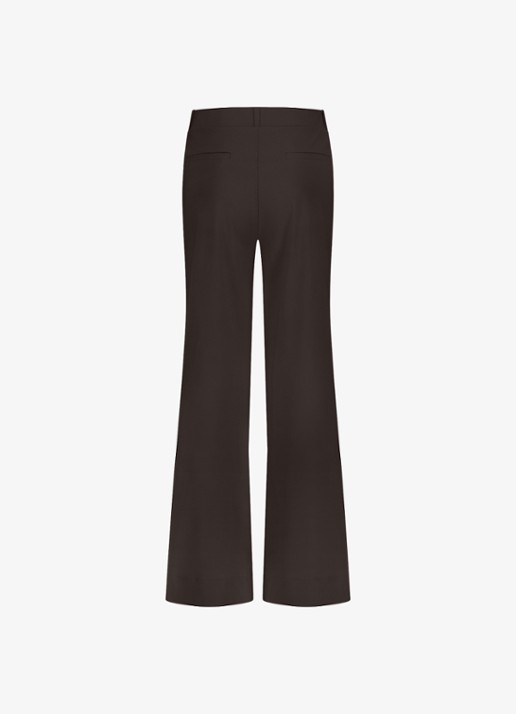 Studio Anneloes Lexie high waist wide fit pantalon met steekzakken - achterkant 3 multicolor