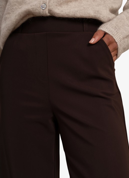 Studio Anneloes Lexie high waist wide fit pantalon met steekzakken - detail 2 multicolor
