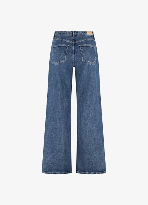 Studio Anneloes Lexie high waist wide leg jeans - achterkant 4 jeans
