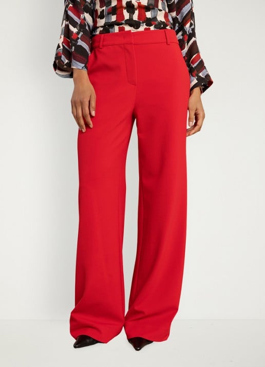 Studio Anneloes Luz mid waist wide fit pantalon met steekzakken