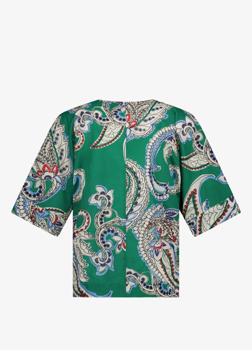 Studio Anneloes Madison top met paisley dessin - achterkant multicolor
