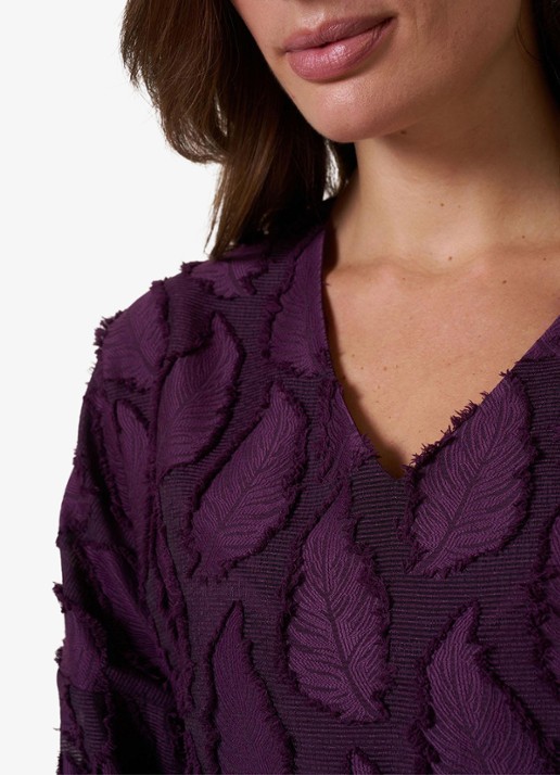 Studio Anneloes Madison top met print - detail 4 bruin