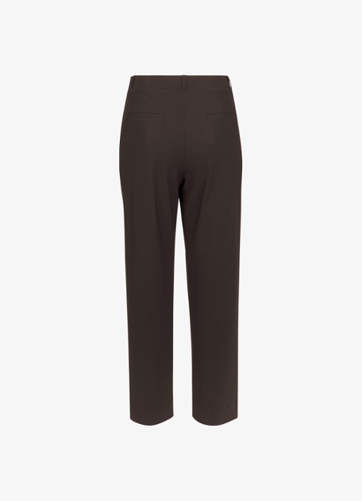 Studio Anneloes Marlise high waist straight fit pantalon - achterkant 5 parelmoer