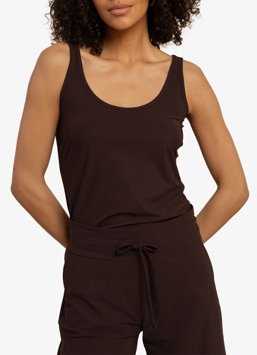 Studio Anneloes Novi top - detail 4 donkerbruin