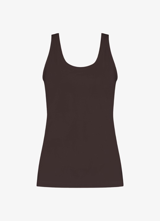Studio Anneloes Novi top - voorkant donkerbruin