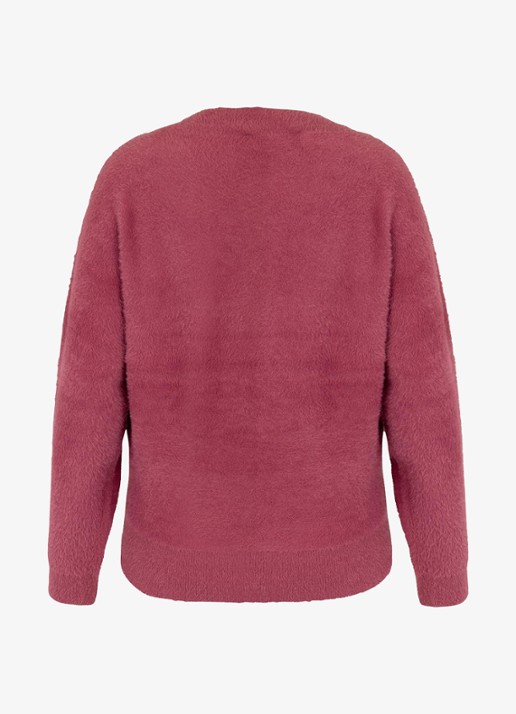 Studio Anneloes Nuri pullover met textuur - achterkant 2 paars