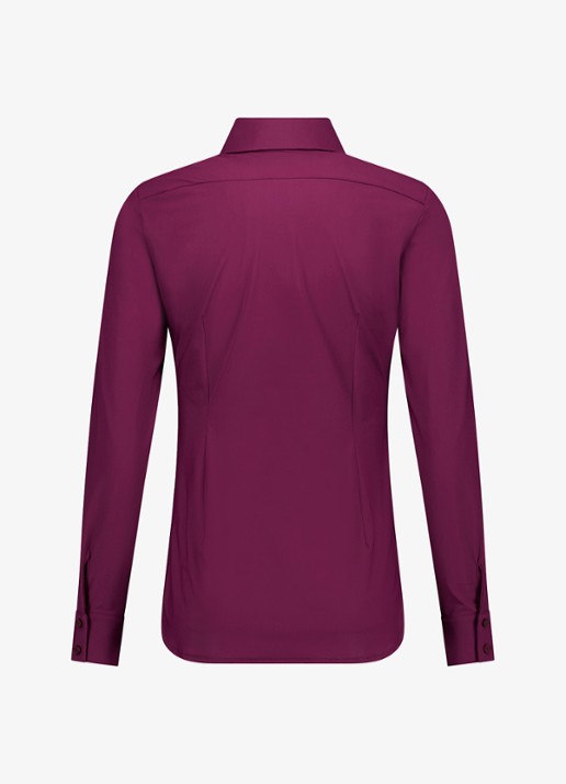 Studio Anneloes Poppy blouse - achterkant 5 aubergine