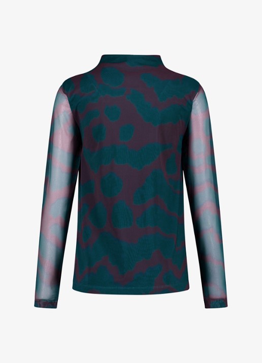 Studio Anneloes Rachel top met grafische print - achterkant 4 multicolor